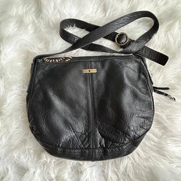 Black Lucky Brand leather crossbody bag - Picture 8 of 8